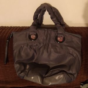 Bath & Body Works puffy gray tote